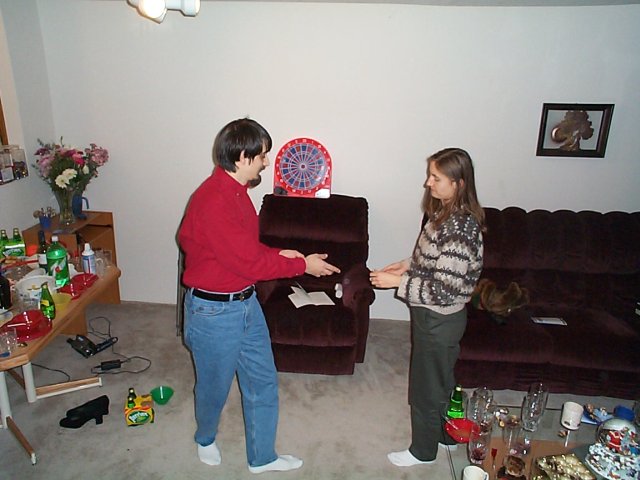 Party after Christmas at Eduard & Monica, 12/26/2000
(Click on the picture for the full-size version)