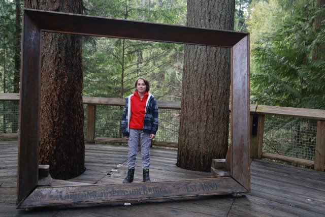 Capilano suspension bridge, 2/24
(Click on the picture for the full-size version)
